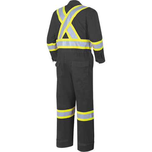 7702BK FR-Tech&reg; 88/12 FR Arc Rated Coveralls, Size 36, Black, 9.7 cal/cm² EastCoast Offshore Supplies