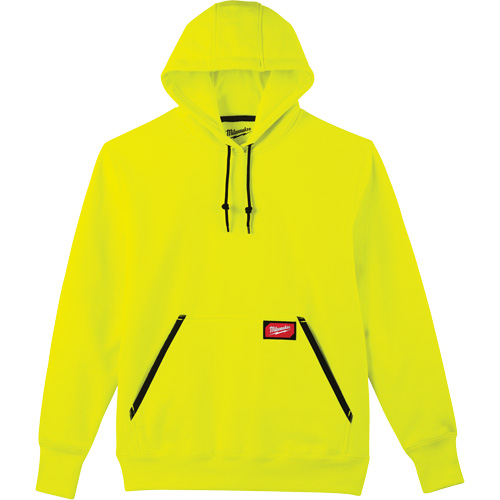 Heavy-Duty High Visibility Pullover Hoodie, Men's, Small, High Visibility Yellow EastCoast Offshore Supplies
