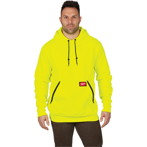 Heavy-Duty High Visibility Pullover Hoodie, Men's, Small, High Visibility Yellow EastCoast Offshore Supplies