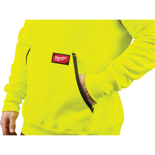Heavy-Duty High Visibility Pullover Hoodie, Men's, Small, High Visibility Yellow EastCoast Offshore Supplies