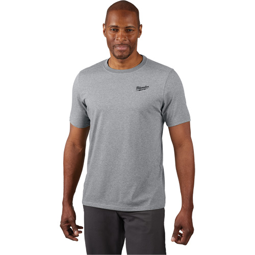 Hybrid Work Tee Shirt, Men's, Small, Grey EastCoast Offshore Supplies