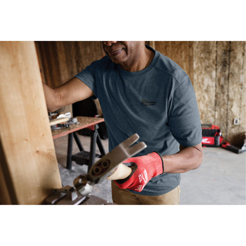 T-shirt de travail hybride, Hommes, Petit, Bleu EastCoast Offshore Supplies