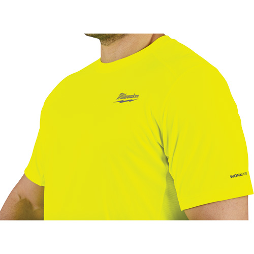 Workskin Lightweight High Visibility Shirt, Men's, Small, Yellow EastCoast Offshore Supplies