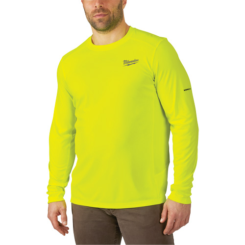 Workskin Lightweight High Visibility Shirt, Men's, Small, Yellow EastCoast Offshore Supplies