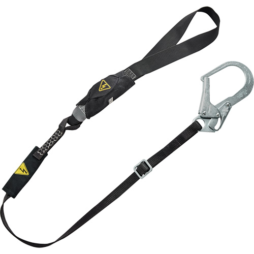 V-Series Utility Energy Absorbing Lanyard, 6', Rebar Hook Center, Snap Hook Leg Ends, Nylon EastCoast Offshore Supplies