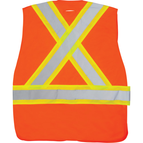 CSA-Compliant High-Visibility Surveyor Vest, High Visibility Orange, Medium, Polyester EastCoast Offshore Supplies