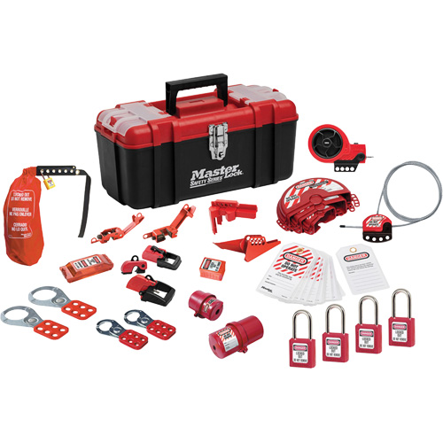Premier Lockout Kit with Zenex Thermoplastic Locks, Electrical/Valve Kit, 27 Components EastCoast Offshore Supplies