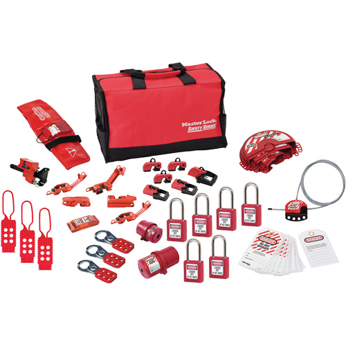 Premier Lockout Kit with Zenex Thermoplastic Locks, Electrical/Valve Kit, 34 Components EastCoast Offshore Supplies