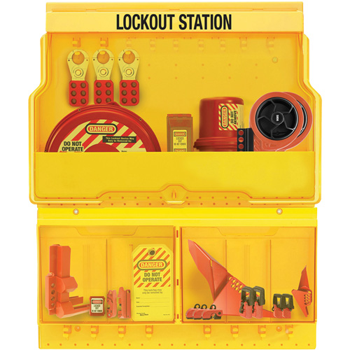 Premier Valve & Electrical Deluxe Lockout Station, None Padlocks, 32 Padlock Capacity, Padlocks Not Included EastCoast Offshore Supplies