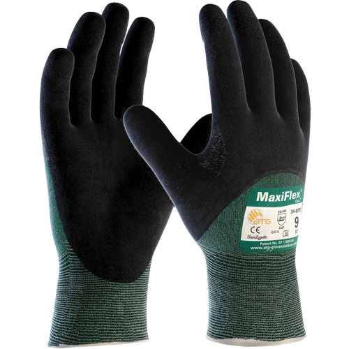 Gants sans coutures r&eacute;sistant aux coupures ATG MaxiFlex Cut, Taille Grand, Calibre 15, Rev&ecirc;tement Nitrile, Enveloppe en Fil technique, ASTM ANSI niveau A2/EN 388 niveau 3/EN 388 niveau B EastCoast Offshore Supplies