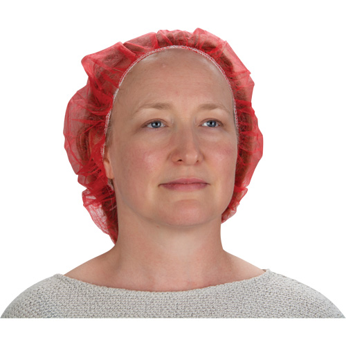 Bonnets bouffants, Polypropyl&egrave;ne, 24", Rouge EastCoast Offshore Supplies