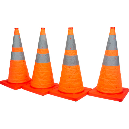 Collapsible Traffic Cone, 28" H, Orange EastCoast Offshore Supplies