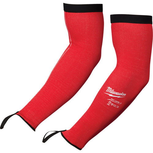 Manches de protection, Poly&eacute;thyl&egrave;ne, 16", ANSI/ISEA 105 niveau 3/EN 388 niveau 3/EN 388 niveau C, Rouge EastCoast Offshore Supplies
