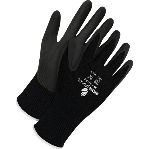 Gants enduits BDG Planet, 2T-petit/5, R&ecirc;vetement Mousse de nitrile, Calibre 15, Enveloppe en Nylon/Spand EastCoast Offshore Supplies