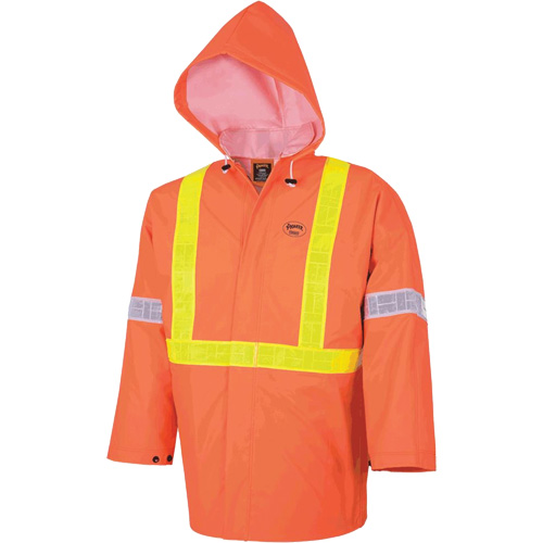 R85 Ensemble imperm&eacute;able de s&eacute;curit&eacute; 3 pi&egrave;ces ignifuge Element FR, PVC, Petit, Orange haute visibilit&eacute; EastCoast Offshore Supplies
