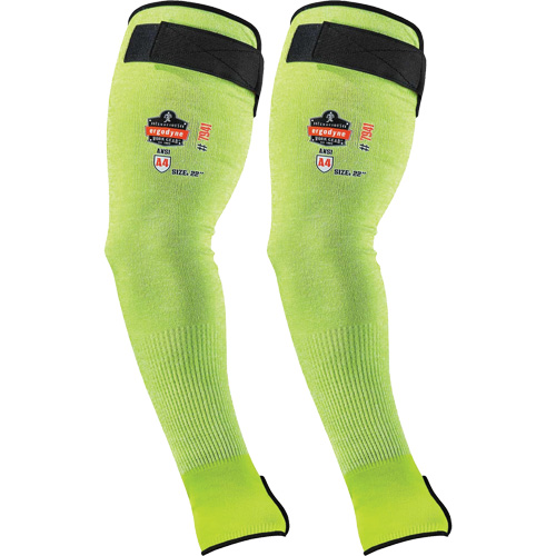Manche de protection contre la coupe ProFlex 7941-PR, TenaLux, 18", ASTM ANSI niveau A4/EN 388 niveau D, Lime haute visibilit&eacute; EastCoast Offshore Supplies