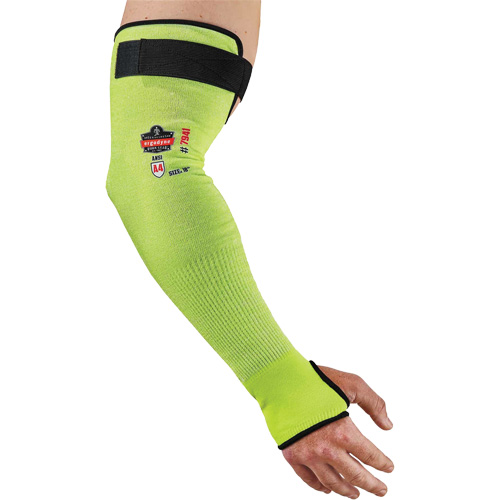 Manche de protection contre la coupe ProFlex 7941-PR, TenaLux, 18", ASTM ANSI niveau A4/EN 388 niveau D, Lime haute visibilit&eacute; EastCoast Offshore Supplies