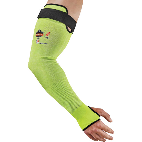 Manche de protection contre la coupe ProFlex 7941-PR, TenaLux, 22", ASTM ANSI niveau A4/EN 388 niveau D, Lime haute visibilit&eacute; EastCoast Offshore Supplies