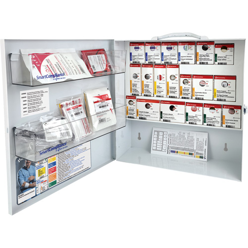 Armoire pour premiers soins SmartCompliance, R&eacute;pond &agrave; la norme CSA Z1220-17 type 2 environnements &agrave; faible risque, Petit (2-25 travailleurs) EastCoast Offshore Supplies
