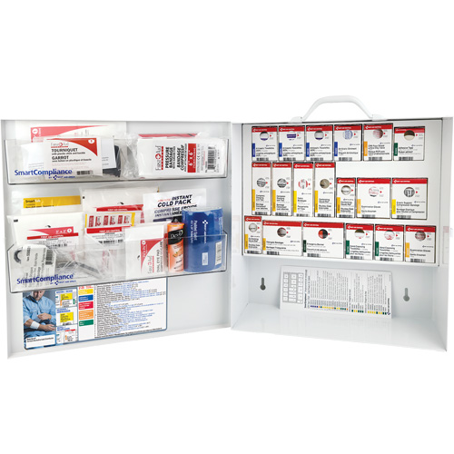 SmartCompliance&reg; First Aid Cabinet, Meets CSA Z1220-17 Type 3 High-Risk Environment, Small (2-25 Workers) EastCoast Offshore Supplies