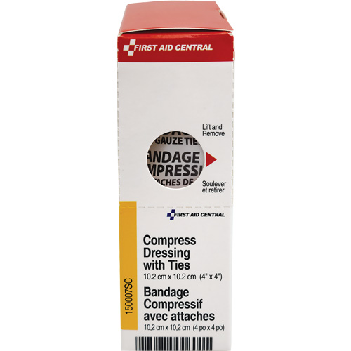 Recharge de bandages compressifs avec attaches SmartCompliance, 4" lo x 4" la EastCoast Offshore Supplies
