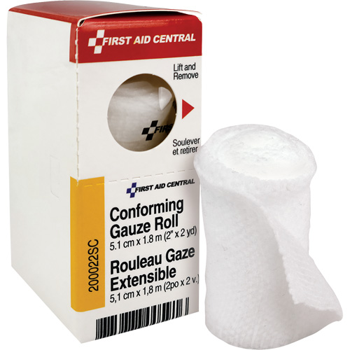 Recharge de bandage en gaze &eacute;tirable et conforme SmartCompliance, Rouleau, 6' lo x 2" la, St&eacute;rile, Dispositif m&eacute;dical Classe 1 EastCoast Offshore Supplies