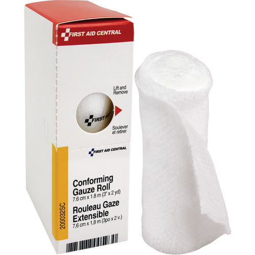 Recharge de bandage en gaze &eacute;tirable et conforme SmartCompliance, Rouleau, 6' lo x 3" la, St&eacute;rile, Dispositif m&eacute;dical Classe 1 EastCoast Offshore Supplies