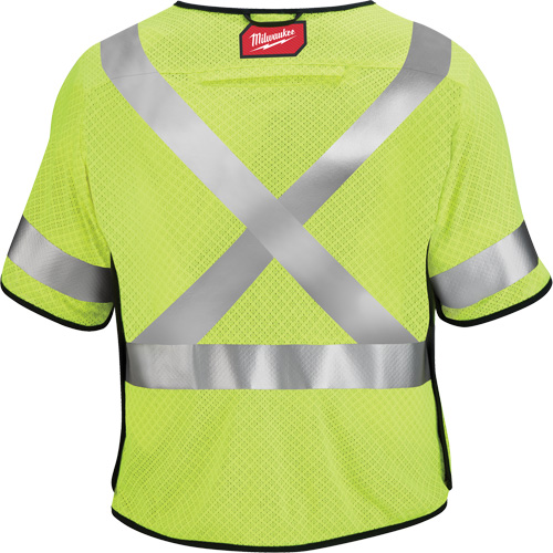 Gilet de s&eacute;curit&eacute; &agrave; maille d&eacute;tachable, Noir/Jaune lime haute visibilit&eacute;, Moyen/Petit EastCoast Offshore Supplies