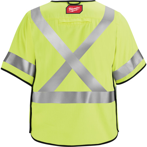 Breakaway Mesh Safety Vest, Black/High Visibility Lime-Yellow, Medium/Small EastCoast Offshore Supplies
