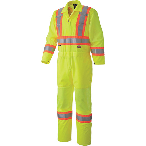 5999A Traffic Safety Coveralls, X-Small, High Visibility Lime-Yellow EastCoast Offshore Supplies