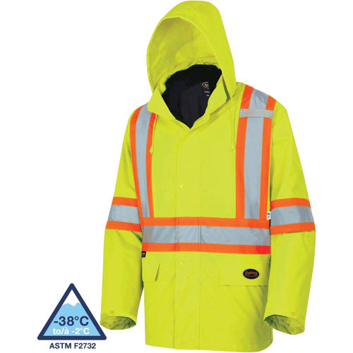 5633 Manteau 3 en 1 The Rock, Jaune lime haute visibilit&eacute;, T-petit EastCoast Offshore Supplies