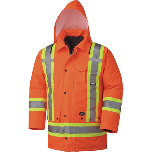 5020 Manteau imperm&eacute;able 7 en 1, Orange haute visibilit&eacute;, 5T-Grand EastCoast Offshore Supplies