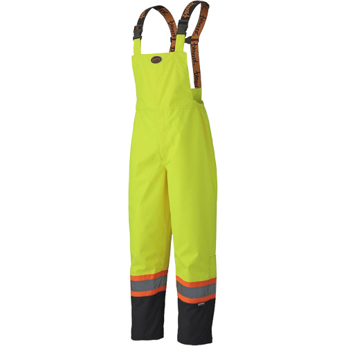 5405 Salopettes imperm&eacute;ables 300D Trilobal antid&eacute;chirure, Polyester, T-petit, Jaune lime haute visibilit&eacute; EastCoast Offshore Supplies
