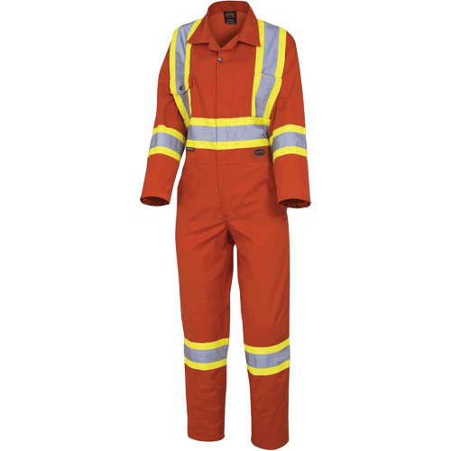 5514W Women's Safety Coveralls, X-Small, High Visibility Orange EastCoast Offshore Supplies