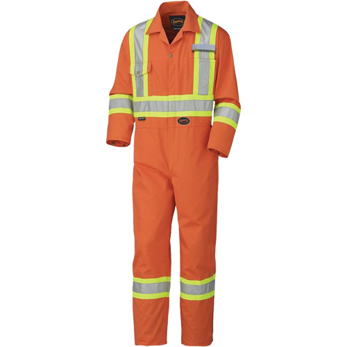 5513 Combinaison pour lavage industriel, 36, Orange haute visibilit&eacute; EastCoast Offshore Supplies