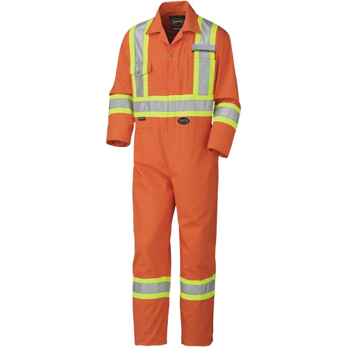 5513T Industrial Wash Coveralls, 40 (Tall), High Visibility Orange EastCoast Offshore Supplies