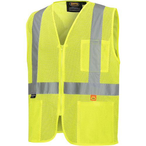 6944 Veste de s&eacute;curit&eacute; ignifuge, Jaune lime haute visibilit&eacute;, Petit, Polyester EastCoast Offshore Supplies