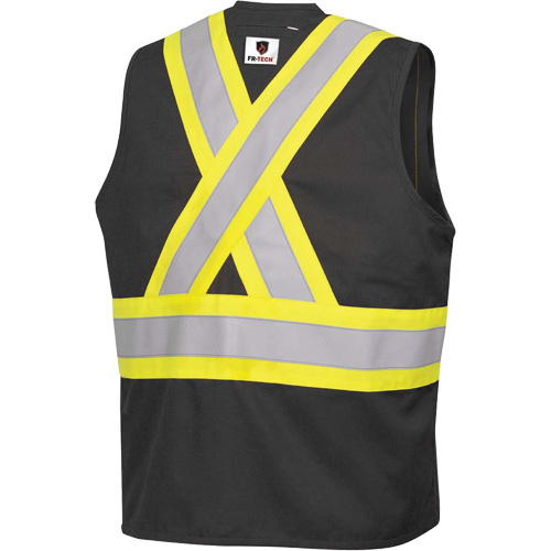 7729 FR-Tech&reg; Flame-Resistant Arc Safety Vest, Small, Black, 10 cal/cm² EastCoast Offshore Supplies