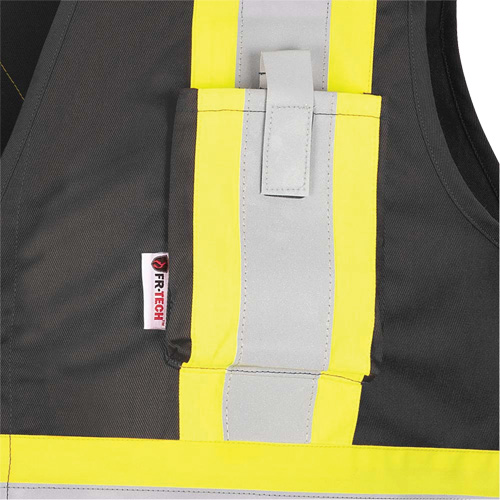 7729 FR-Tech&reg; Flame-Resistant Arc Safety Vest, Small, Black, 10 cal/cm² EastCoast Offshore Supplies