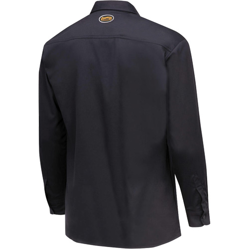7742 FR-Tech&reg; Flame-Resistant Safety Shirt, Small, Navy Blue EastCoast Offshore Supplies