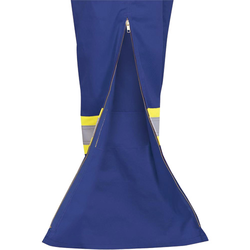 7706 FR-Tech&reg; Flame-Resistant Coverall with Leg Zippers, Size 36, Royal Blue, 9.7 cal/cm² EastCoast Offshore Supplies