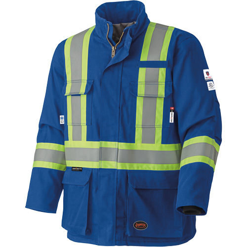 5523 Manteau de s&eacute;curit&eacute; ignifuge, Petit, Bleu royal, 58 cal/cm² EastCoast Offshore Supplies