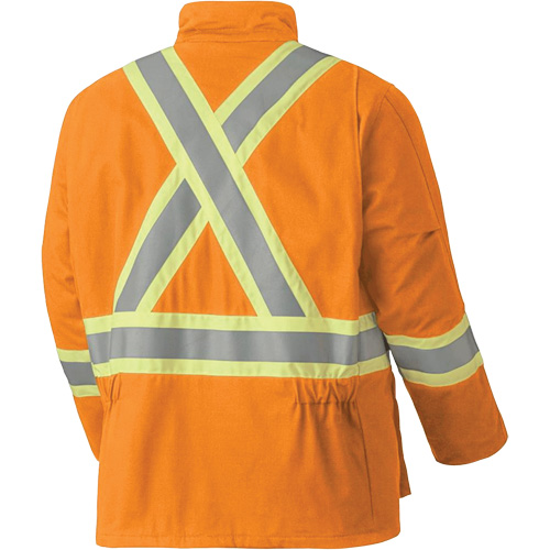 5533 Flame-Resistant Safety Parka, Small, High Visibility Orange, 58 cal/cm² EastCoast Offshore Supplies