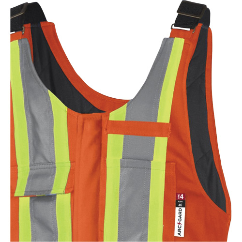 5534A Flame-Resistant Quilted Safety Overalls, Small, Orange EastCoast Offshore Supplies
