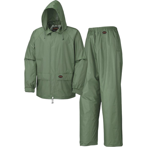 583 V&ecirc;tements imperm&eacute;ables, Polyester/PVC, Petit, Vert EastCoast Offshore Supplies