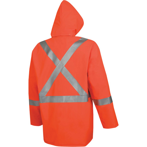 576J Veste de pluie ignifuge haute visibilit&eacute;, Petit, Orange haute visibilit&eacute; EastCoast Offshore Supplies