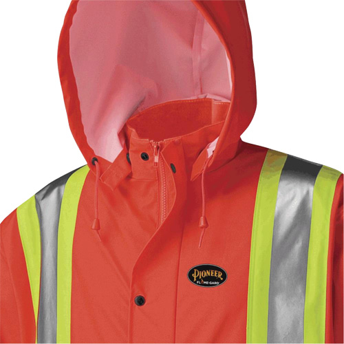 5896 Manteau long imperm&eacute;able et ignifuge, Petit, Orange haute visibilit&eacute; EastCoast Offshore Supplies