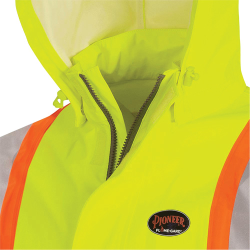 5881 Manteau de pluie ignifuge et protection contre les &eacute;clats d'arc &eacute;lectrique, T-petit, Jaune haute visibilit&eacute;, 10 cal/cm² EastCoast Offshore Supplies