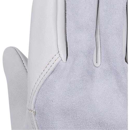 535G Gants de chauffeur beige, Petit, Paume en Cuir fleur de vache EastCoast Offshore Supplies