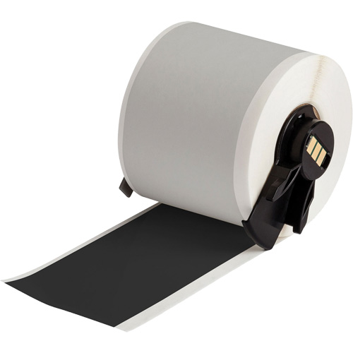 Ruban adh&eacute;sif permanent toutes saisons pour &eacute;tiquettes, Vinyle, Noir, Largeur de 2" EastCoast Offshore Supplies